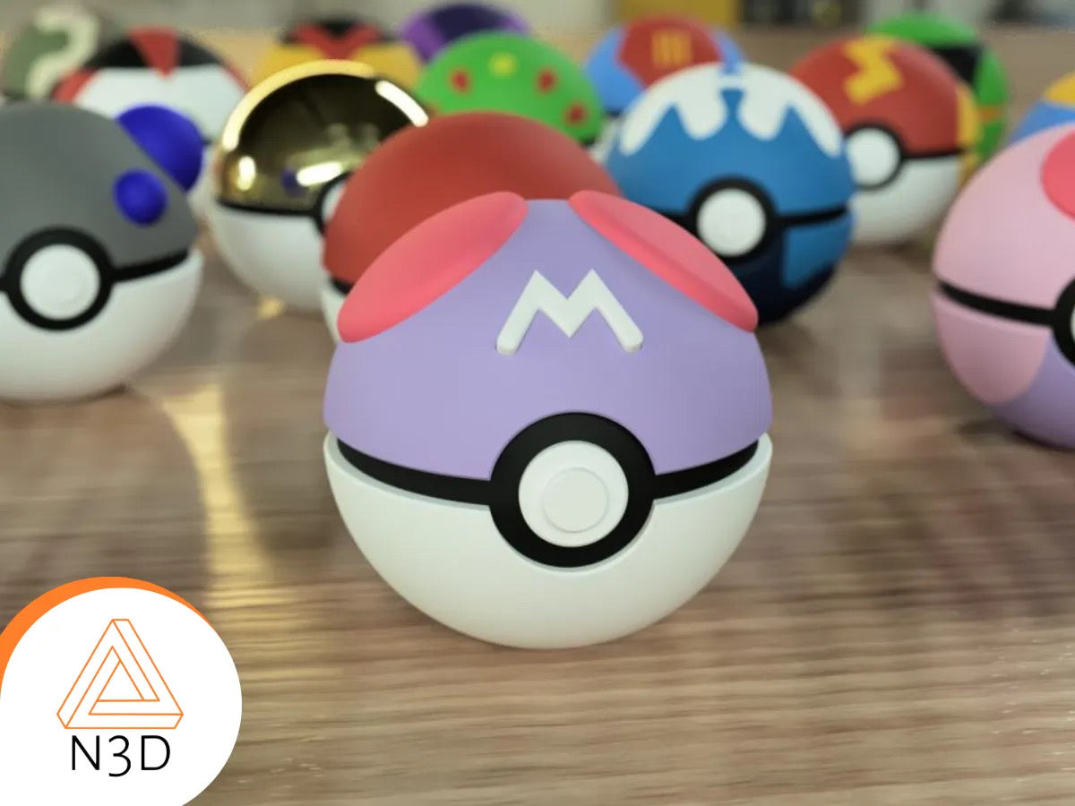 3D Printed Pokemon Master Ball